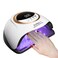 UV LED Nail Lamp, 180W Professional UV Nail Dryer Light for Gel Nails with 45 Beads, Fast Curing Gel Polish Lamp Auto Sensor 4 Timer Setting, Nail Art Drying Machine for Fingernail and Toenail