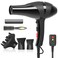 Hair Dryer, Professional Ionic Blow Dryer with Diffuser for Curly Hair,2400W Powerful Fast Drying Hairdryer Blowdryer for Women Men Home Salon Hair Styling,Constant Temp Low Noise