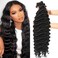 Loose Deep Wave Bundles Human Hair 20 Inch 12A Grade Brazilian Loose Deep Curly Bundles Human Hair Bundles 100% Unprocessed Virgin Hair Bundles For Black Women Natural Color