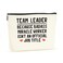 Leader Makeup Bag Cosmetic Bag Travel Accessories Team Leader Gifts for Women Leadership Retirement Appreciation Office Gifts for Entrepreneur Team Leader Boss Female Colleague Coworker Survival Kit