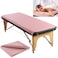 BALAPET Lash Bed Sheets Non-Sticky Sugaring and Waxing Pad Wipeable and Waterproof PU Leather Massage Table Cover Suitable for Grafting Eyelash Beds Massage Tables,SPA,Beauty(Pink)