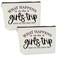 2 Pcs Girls Trip Gifts Girls Weekend Gifts for Women Girls Trip Favors Makeup Bag Cosmetic Bag for Female Lady Girl Daughter Friend Coworker Niece Weekend Bag Vacation Christmas Birthday