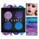 Multichrome Metallic Chameleon Eyeshadow Palette - Glitter Eyeshadow Holographic Multi-Dimensional Eye Sparkle Looks,High Pigmented Purple Blue Green Shade for Women Girls,Vegan &amp; Cruelty-Free