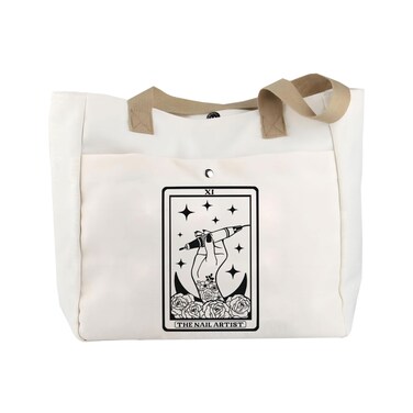 TOBGBE The Nail Artist Gifts Nail Tech Gift for Women Nail Technician Travel Tote Bag Nail Art Lover Gift Beautician Gift (Nail Artist TO)