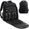 TORIBIO Barber Supplies Bag for Clippers and Supplies, Hairstylist Clipper Portable Backpack for Barber Tools (Black)
