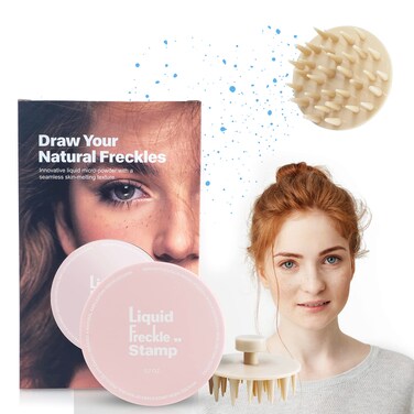 VIOLA HOUSE Freckle Stamp Pen, Liquid Freckle Pen Natural Freckle Makeup, Waterproof Long Lasting Quick Dry Small Spot Freckle Makeup Pen. 20g (blue)