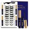 Magnetic Eyelashes with Eyeliner Kit, Magnetic Lashes Kit with Applicator, Most Natural Looking,Strongest Waterproof, Reusable Magnet False Lashes Easy to Use.(10 Pairs &amp; 4 Liner)