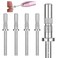 4 Pcs Sanding Bands for Nail Drill, 3mm Mini Mandrel Nail Bit, 3/32 Nail Sanding Bands Professional Advanced Safety Cuticle Bits For Nail Fast Remove Manicure Pedicure