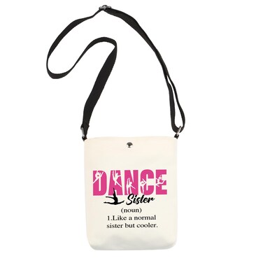 XYANFA Dance Sister Cosmetic Bag Dancing Gift Ballet Dancer Gift Little Sister Big Sis Gift Gifts For Dance Sister