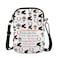 XYANFA KOTLC Gifts KOTLC Makeup Bag Keeper Fans Gift Bookish Gift Team Foster Keefe Merch KOTLC Reader Cosmetic Bag (Think Like Sopphie Crossbody bag)