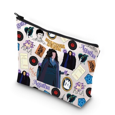 JNIAP Agatha Makeup Bag Agatha Fans Gifts Down The Witches Road Gifts Rio And Agatha Zipper Bag The Coven Gifts (welcome cave mb)