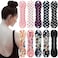 10 Pcs Hair Bun Maker French Magic Twist Donut Hair Bun Snap Roll Sponge Bun Donut Lazy Hair Curler Tool Polka Dot Flower Flexible Chignon Donut Quick Twister Hair Styling Accessories for Women Girls
