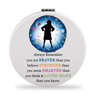 SEIRAA Matilda Musical Pocket Mirror Matilda Musical Gifts Matilda Musical Makeup Mirror Matilda Musical Merchandise (1 2 Girl)