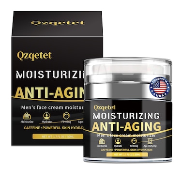 Men's Face Cream Anti Aging Face Moisturizer Cream Mens Face Lotion with Collagen, Retinol and Hyaluronic Acid Facial Men's Skin Care - Day &amp; Night - 1.7 OZ