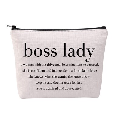 Boss Lady Gift Boss Lady Survival Kit Boss Lady Appreciation Gifts Female Boss Zipper Pouch Makeup Bag Bosses Day Gifts Leader Retirement Gift (boss lady)