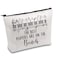 FOTAP Piano Lover Gift Piano Makeup Bag Pianist Survival Kit Piano Teacher Gift Music Lover Cosmetic Bag Music Is Life Gift (bench)