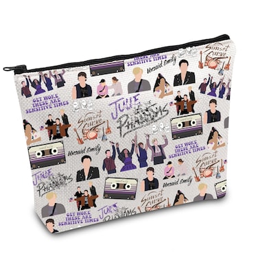 FOTAP Julie TV Show Inspired Gift Julie Ghost Band Gift Music Band Makeup Bag Julie Ghost Band Gift (get woke)