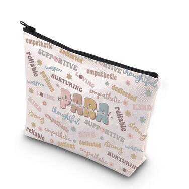 TSOTMO Para Teacher Gift Teaching Assistant Gift Paraprofessional Makeup Bag Gift For Para (PARA)