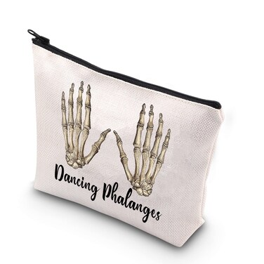 Crime TV Show Inspired Gift Dancing Phalanges Gift Zipper Pouch Makeup Bag (Dancing Phalanges)