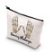 Crime TV Show Inspired Gift Dancing Phalanges Gift Zipper Pouch Makeup Bag (Dancing Phalanges)