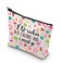 WCGXKO Florida Vacation Gift - Travel Gift Pouch, Zipper Makeup Bag - 'Florida Is Calling And I Must Go'