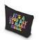 WCGXKO Music Lover Gift Music Teacher Makeup Zipper Touch Bag It's A Good Day To Make Music Cosmetic Bag (Make Music)
