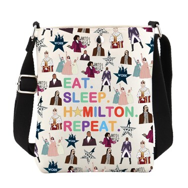 WCGXKO Hamilton Broadway Mudical Lover Gift Hamilton Character Zipper Pouch Makeup Bag (SLEEP HAMILTO XK)