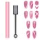 Nail Magnet Tool Set, 2 Pcs Cat Eye Magnet for Nails Double Head Hexagon Nail Art Magnet Stick Strong Cat Eye Magnet Pens Nail Art Tools for Cat Eye Gel Nail Polish DIY Nail Manicure