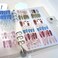 Press On Nail Organizer 10 PCS Clear Empty Press On Nail Storage Press On Nail Packaging for Fake Nail Storage Nail Display Nail Salon Press On Nail Supplies Organizer with Nail Tape