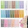 WOKOTO 16 Sheets Toes Nail Wraps for Women Toenails Nail Polish Strips Gel Nail Stikers Set with Nail File Nail Gel Strips Press On Nails Polish Stickers for Toes Women Girls Stickers for Nails Art