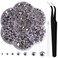 6000 Pcs Nail Pearls for Nails Art,Silver Half Pearls for Crafts,Flatback Pearls for Face Eyes Makeup,Round Flat Back Pearl for Charms DIY Crafting Charms Decorations Accessories