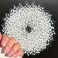 30 Sheets White Flower Nail Art Stickers 3D Self Adhesive White Daisy Nail Stickers for Nail Art Spring Nail Stickers White Floral Nail Decals White Nail Art Supplies for Women and Girls