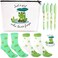 Frog Gifts: Makeup Bag, Socks, Pen &amp; Mirror - Perfect for Frog Lovers