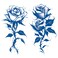 2 Sheets Semi Permanent Waterproof Temporary Tattoos, Lasts 1-2 Weeks, Realistic Look, No Adhesive, No Reflection Adult Body Art Stickers, Thorns Flower Rose