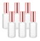 6 Pack 2 Oz Frosted Glass Spray Bottles with Fine Mist Atomizer,Rose-Golden Pump Cap,Empty Protable Travel Liquid Holder Containers for Perfume,Essential Oils-Stickers,Pipette&amp;Funnel Included