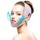 V Line Lifting Mask Chin Strap, FERNIDA Soft V Shaped Face Mask Chin Cheek Lift Band Jaw Exerciser for Women and Men, Pink