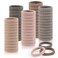 Bessrung 60Pcs Seamless Hair Ties, High Elastic Ponytail Holders for Thick, Thin &amp; Curly Hair - Sparkling No-Damage Accessories for Girls &amp; Women