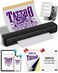 Tattoo Stencil Printer,Portable Wireless Tattoo Printer with 10pcs of Tattoo Transfer Paper&amp;10pcs US Letter Paper,Tattoo Printer Machine for Tattoo Artists&amp;Beginners,Compatible with Phone&amp;PC