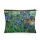 Flashideas Van Gogh Iris Makeup Bag for Purse Travel Cosmetic Bag Makeup Pouch Easy to Take Portable Versatile Zipper Pouch For Women Portable Leather Waterproof Cosmetic Bag