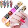 Round Glitter Nail Art Sequins, 3D Circle Shapes Glitter Flakes Designs, Holographic Laser Shiny Round Acrylic Nails Supplies for Women Girls Manicure Sparkly Decorations, DIY Glitter Nails Crafts