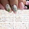 12 Sheets Rabbit Nail Stickers Animal Water Transfer Nail Decals Holographic Art Sticker Decal Rabbit Butterfly Flower Nail Art Design for Women Girls Supplies Manicure Decoration Nail Art Decal