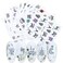 Vezocim Nail Art Stickers Decals, Holographic Christmas Nail Water Transfer Decal Designs, Winter Snowflake Elk Nail Sticker Acrylic Supplies for Women Girls Manicure Charm Decorations (STZ892-905)