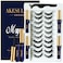 Magnetic Eyelashes - Magnetic Lashes with 4 Tube of Magnetic Eyeliner - 10 Pairs Magnet False Eye Lashes Kit with Applicator - Natural Look Easy to Apply