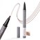 4-Prong Fork Eyebrow Pencil Grey Brown, Microblading Eyebrow Pencil for Older Women to Create Realistic, Natural Brows, Durable and Smudge-Proof for All Day YES.EYE DO (Natural Charcoal-Warm Gray)