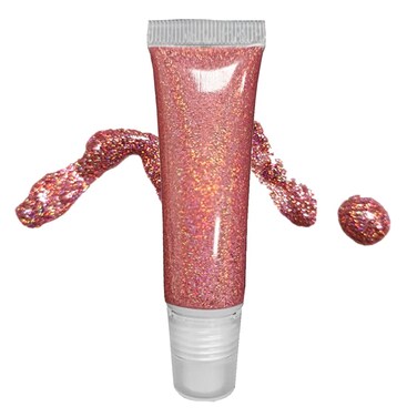 GL-Turelifes Mermaid Sequins Fine Glitter Gel Body Hair Thin Glitter Gel Festival Glitter Cosmetic for Face Hair Nails Stage Bride Makeup Long Lasting Sparkling 15ml (Colorful Pink)