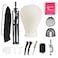 Neverland Beauty &amp; Health 23 Inch Wig Stand Tripod with Head,Canvas Wig Head,Wig Head Stand with Mannequin Head for Wigs,Manikin Head Set for Wigs Making Display