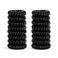 16Pcs Spiral Hair Ties, (Glossy Black) Hair Elastic Coils for Women and Girls, Waterproof Phone Cord Hair Scrunchies Accessories Bands for Ponytails and Updos
