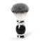 Black Shaving Brush for Men, Shaving Soap Brush, Shave brush soft and Dense, Stainless Steel Handle, Ultra-Strong Nut Structure, Minimal Shedding, Fast Lather, The best shave of your life!
