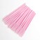 Eyelash Spoolie Brushes 100PCS Mascara Wands Eyebrow Brush Cleaner Applicator Makeup-Tools false Eyelashes Extension (Pink-100 Count)