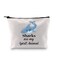 GJTIM Shark Gift Ocean Animal Gift Travel Organizer Makeup Bag Sharks Are My Spirit Animal Gift for Shark Lovers (Spirit Sharks Bag)